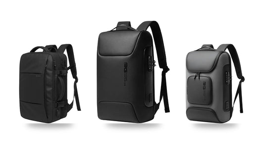 BANGE anti-theft backpacks with TSA locks: Coreva 1908, Avion 7216 and Onyx 7216Plus