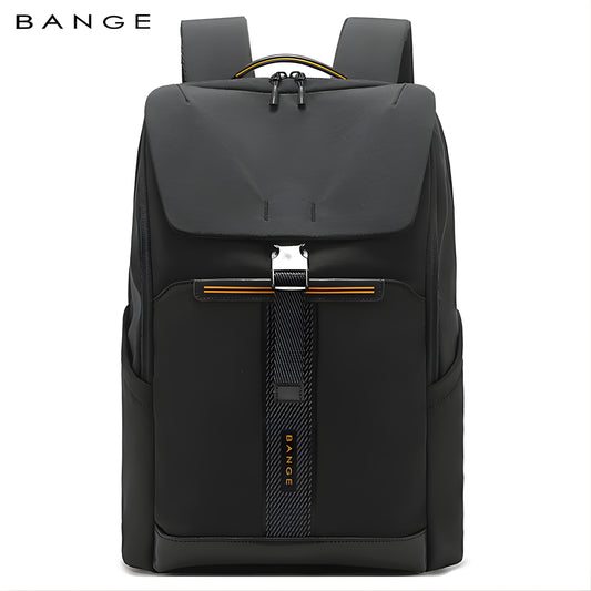 Tanini: Waterproof Lightweight Laptop Backpack with Bottle Holder — front view