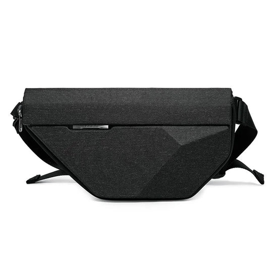 Front view of the Bange Zynox BG-7502 waterproof chest bag showing its sleek compact design