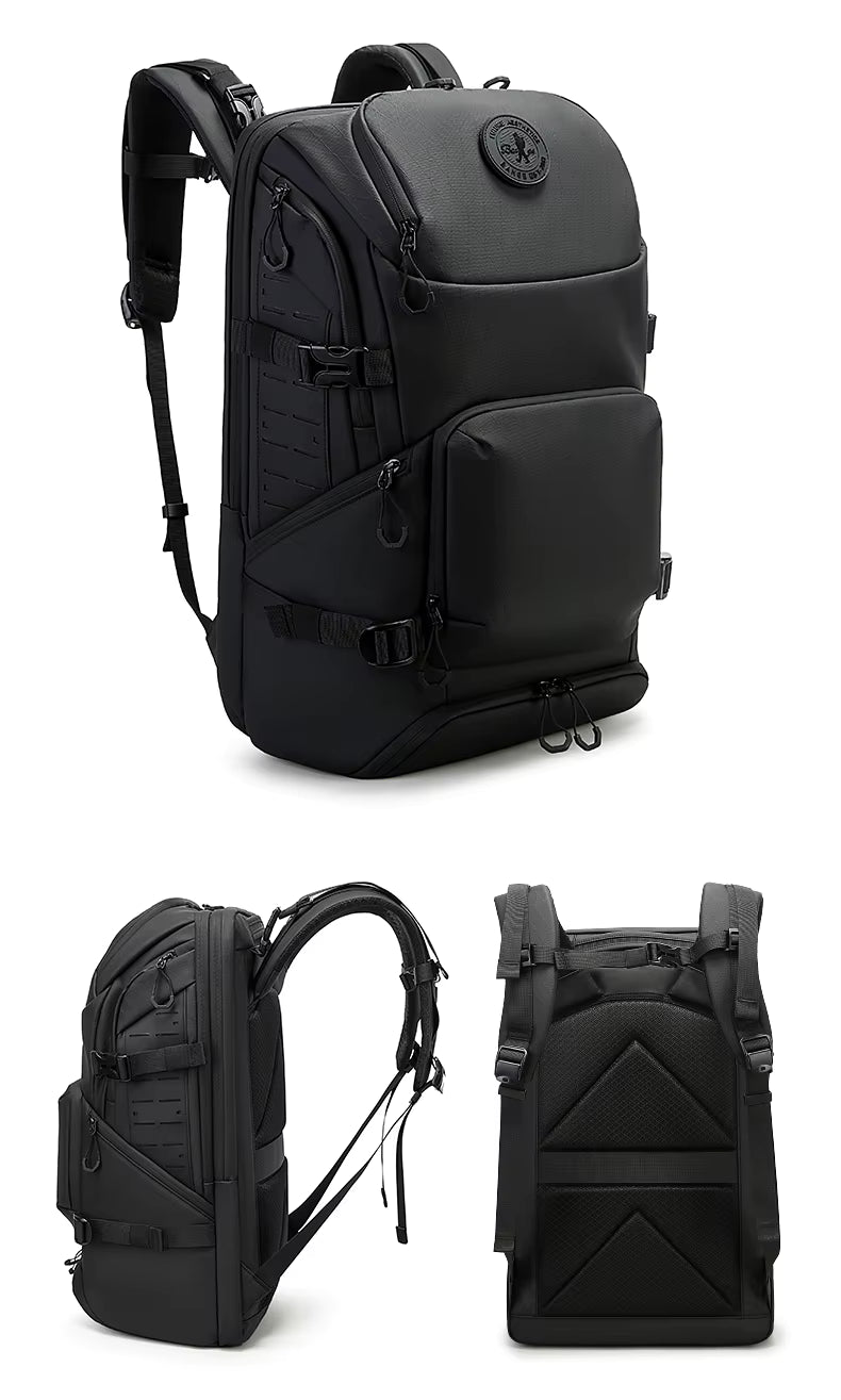 anbee backpack travel Bange Tuna Hiking VINTAGE FISHING LURE HAS BDEU-MOUNTAIN and a thoughtfully updated Color:Black & Khaki