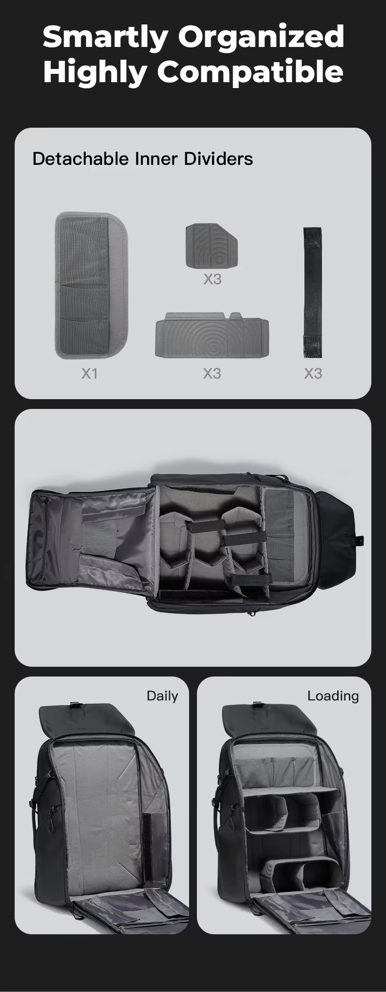 Bungyaページ BANGE BG-XJ327 Camera Backpack | YKK Large Capacity – Bange