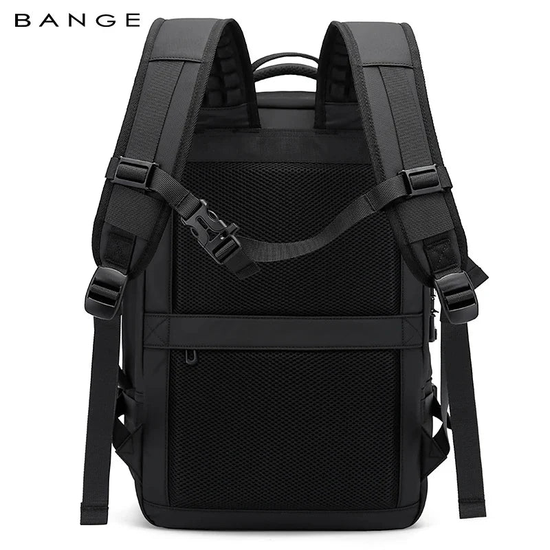 Cren 3028 black backpack back panel and straps with secure lock system