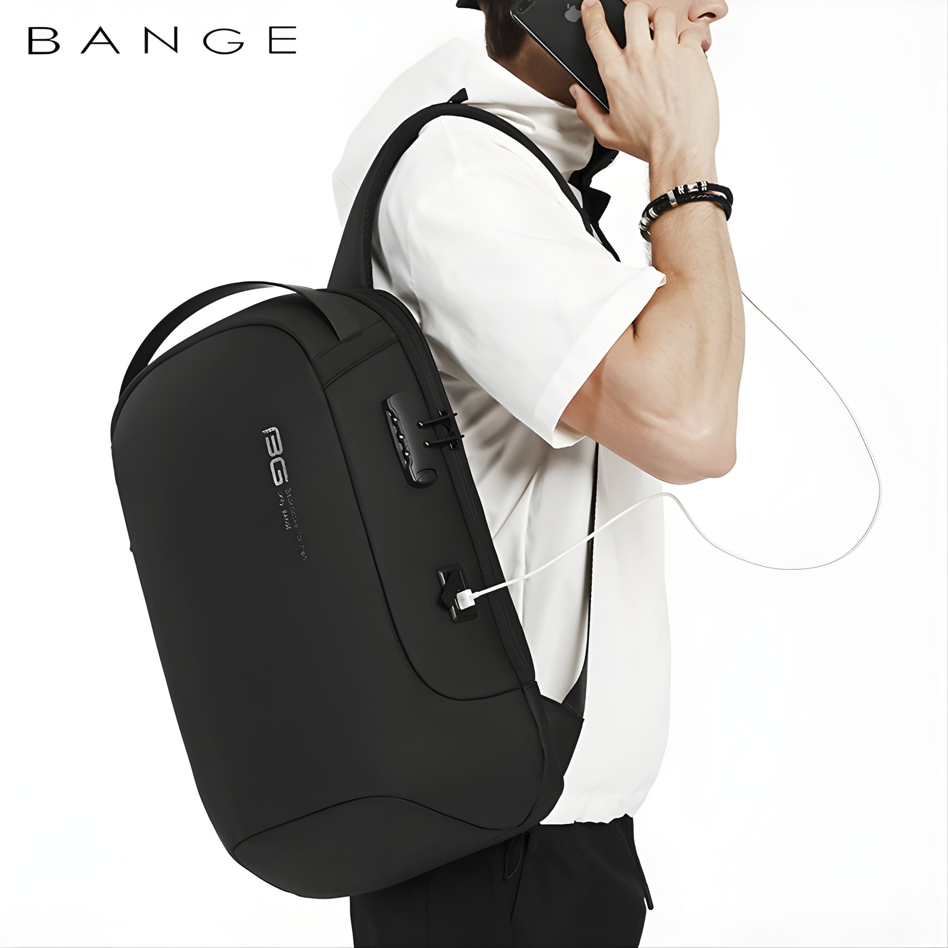 BANGE 7225 Waterproof Anti-Theft Laptop Backpack — color option