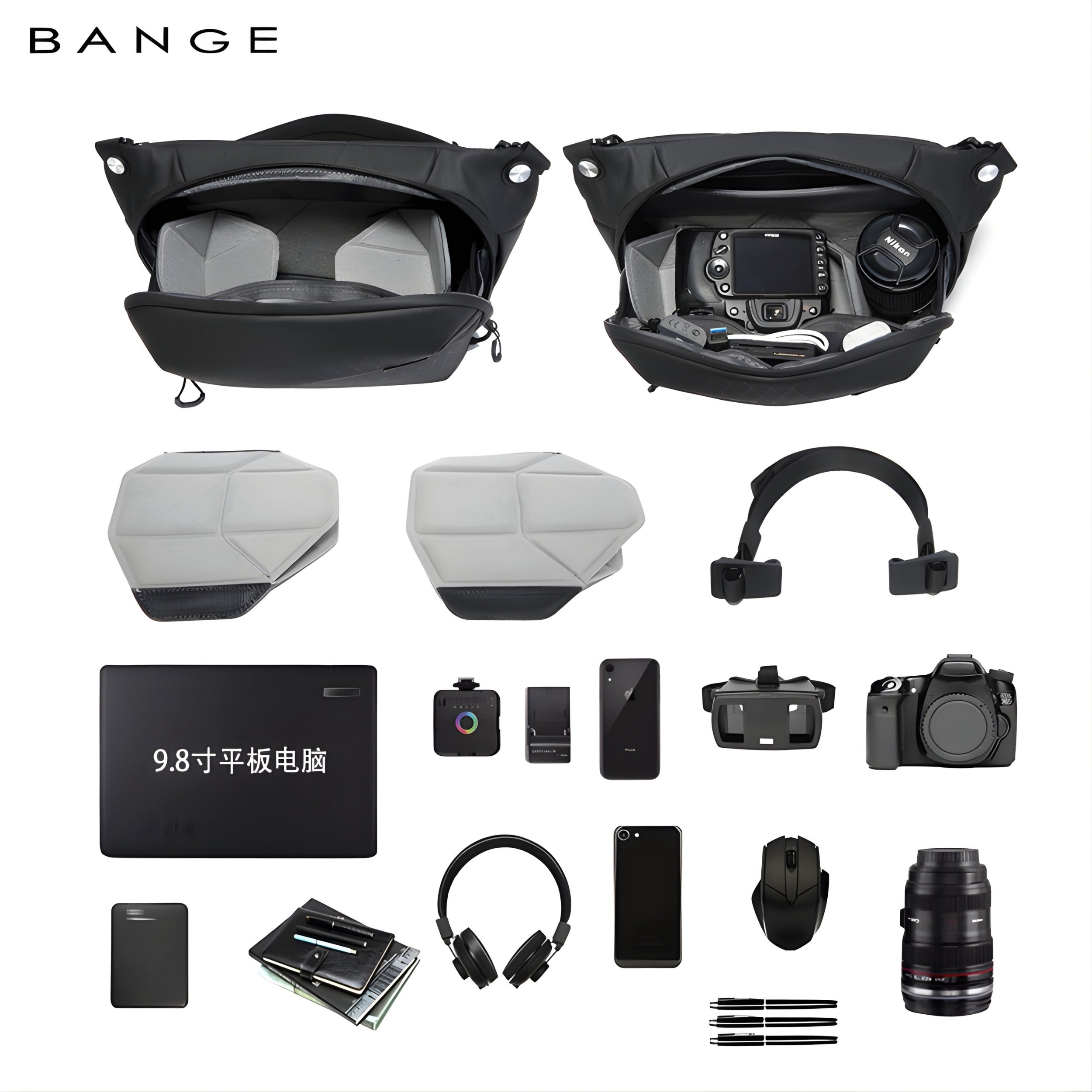 BANGE BG-XJ328 Waterproof Camera Bag | YKK Single Arm