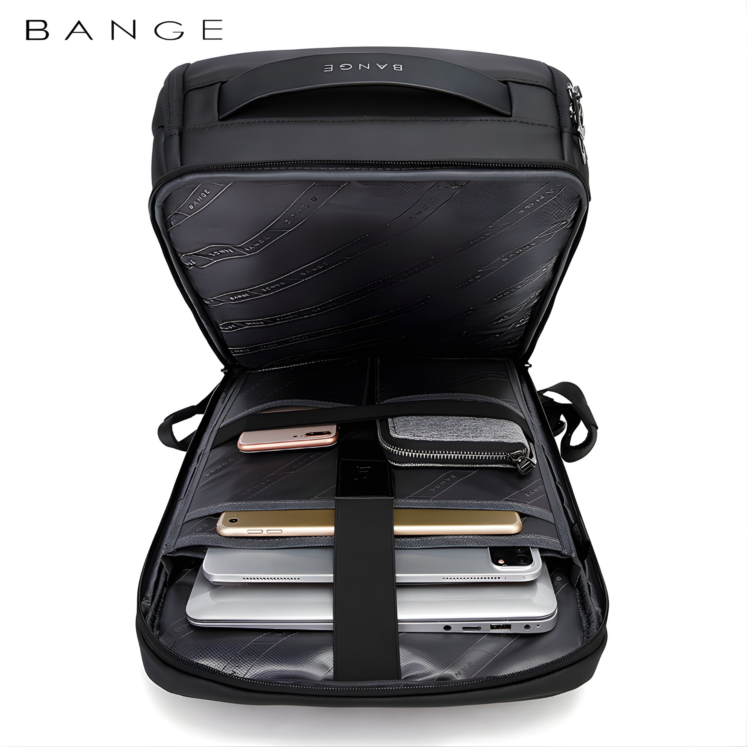 BANGE 2517 Aerox Laptop Backpack | TSA Approved | 180° | 15.6