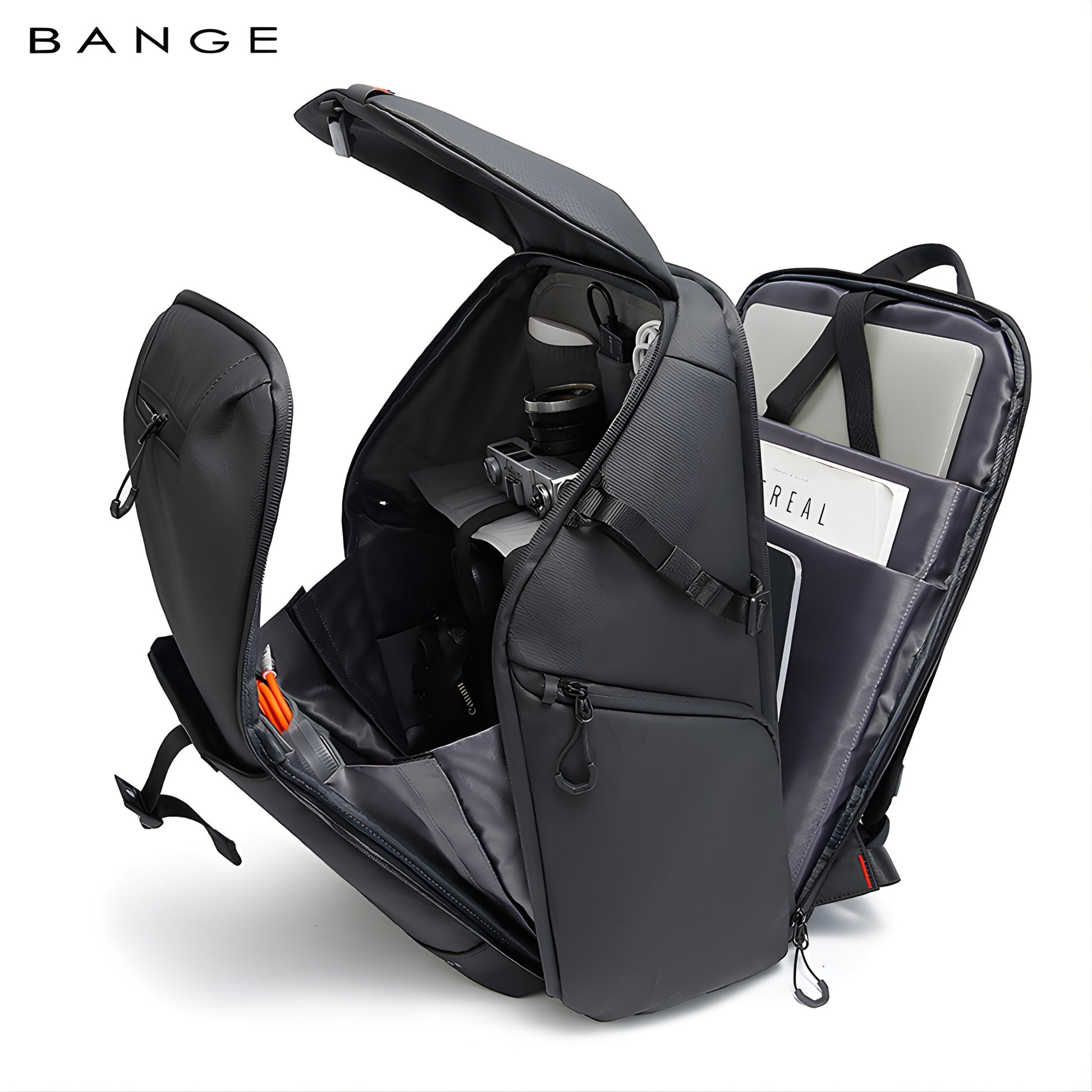 BANGE BG-XJ327 Waterproof Camera Backpack — side detail