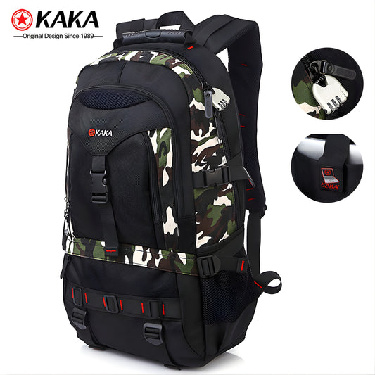 KAKA 2020 Waterproof Anti-Theft Travel Backpack – 35L Large Capacity Laptop Backpack for Men
