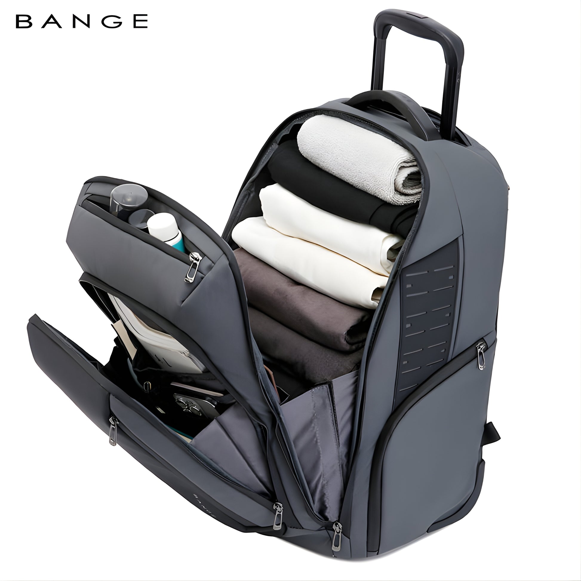 Belen: 50L Waterproof Business Travel Backpack with 17 Laptop Compart Bange Official Store Belen: 50L Waterproof Business Travel Backpack with 17 Laptop Compart Bange Official Store