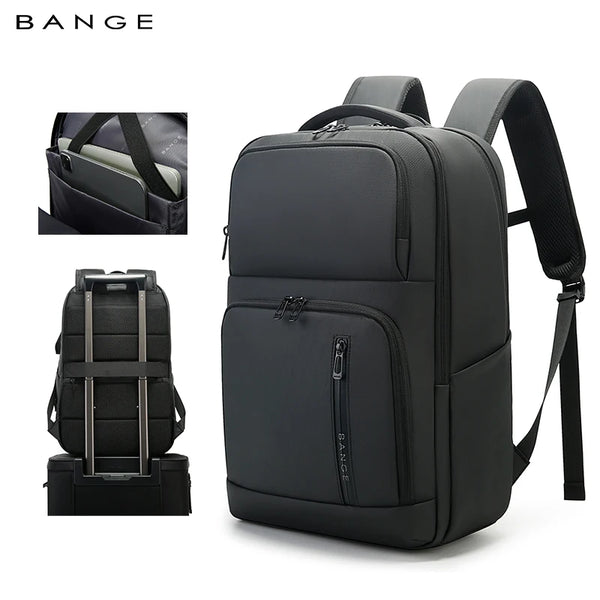 BANGE 7822 15.6" business laptop backpack in black