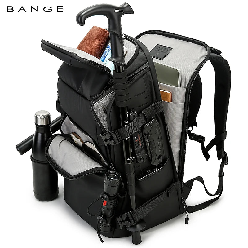 BANGE 17 inch backpack detail