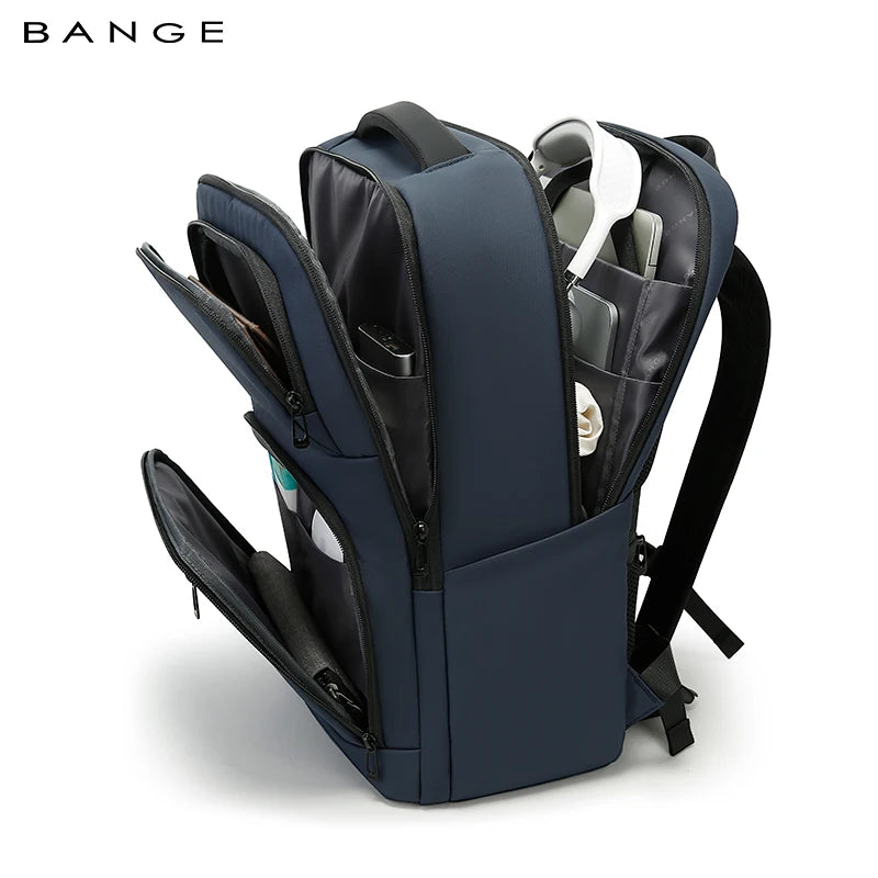 BANGE 7822 backpack navy detail