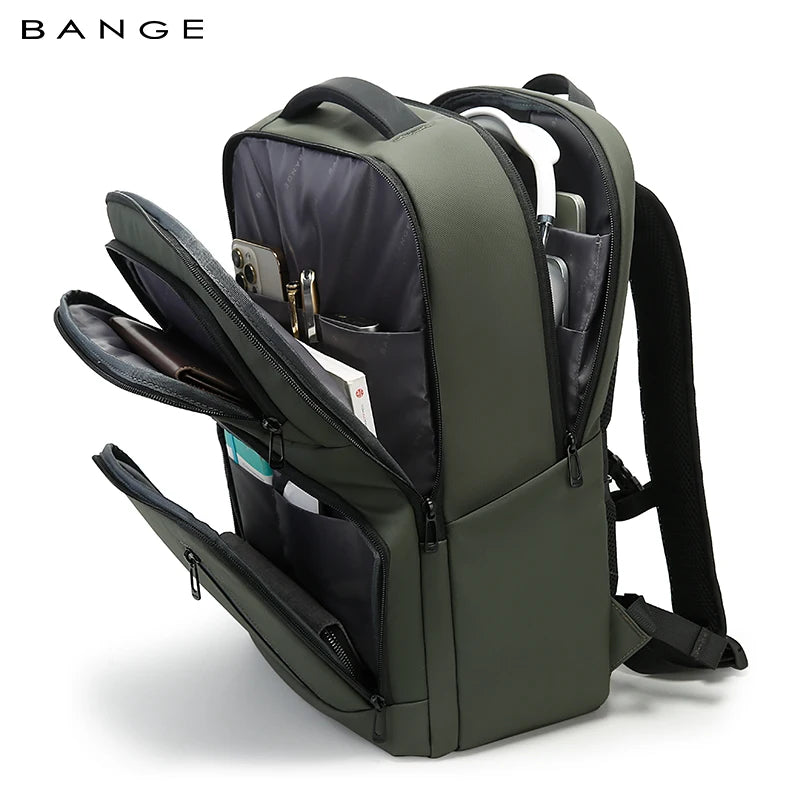 BANGE 7822 backpack army green detail