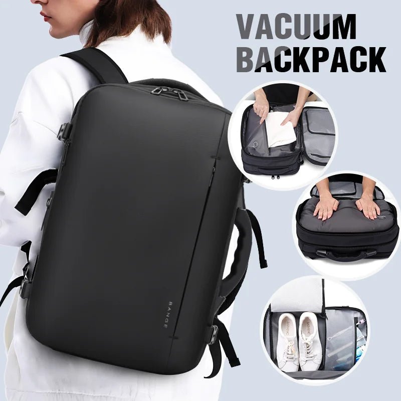 Rheon vacuum backpack used for travel and commuting