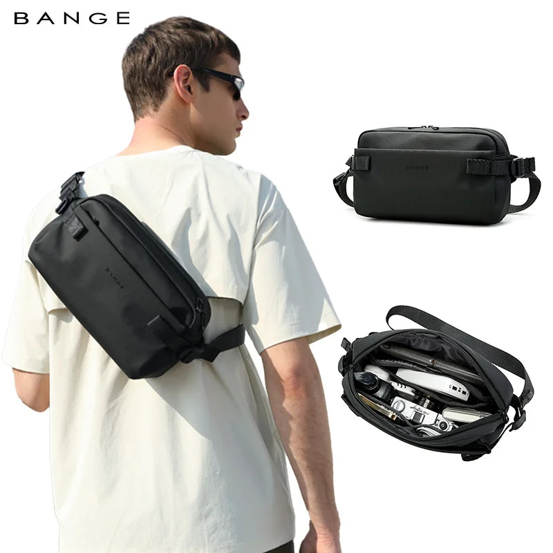 BANGE 7837 shoulder bag black worn