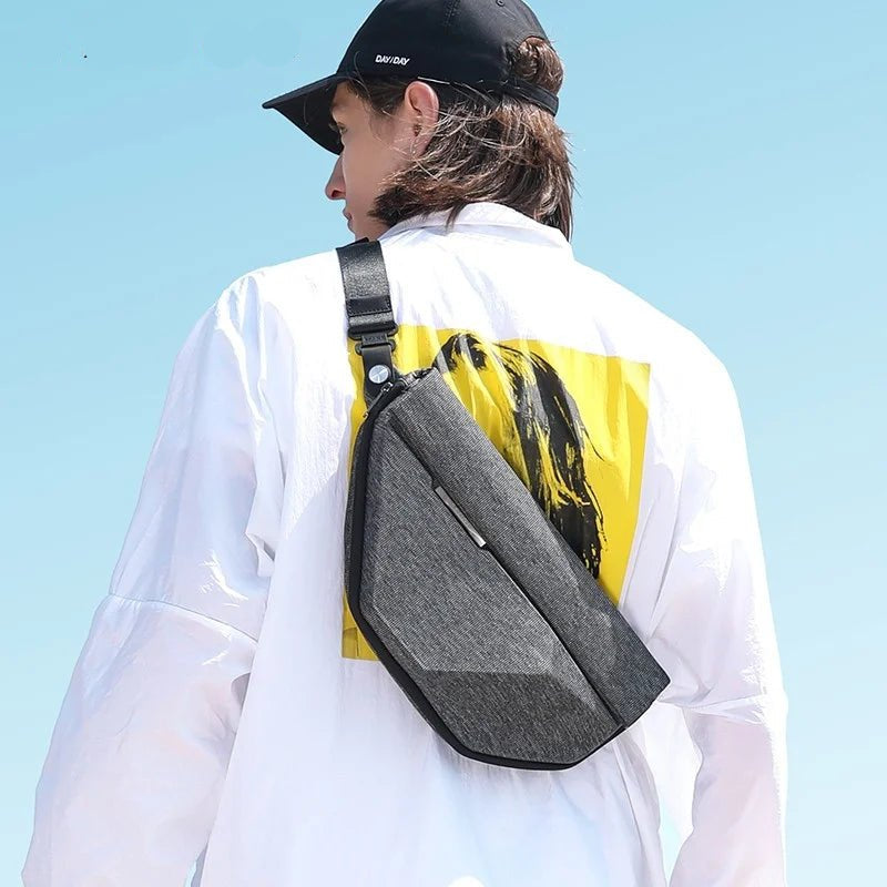 Bange Zynox BG-7502 waterproof chest bag worn crossbody on the chest