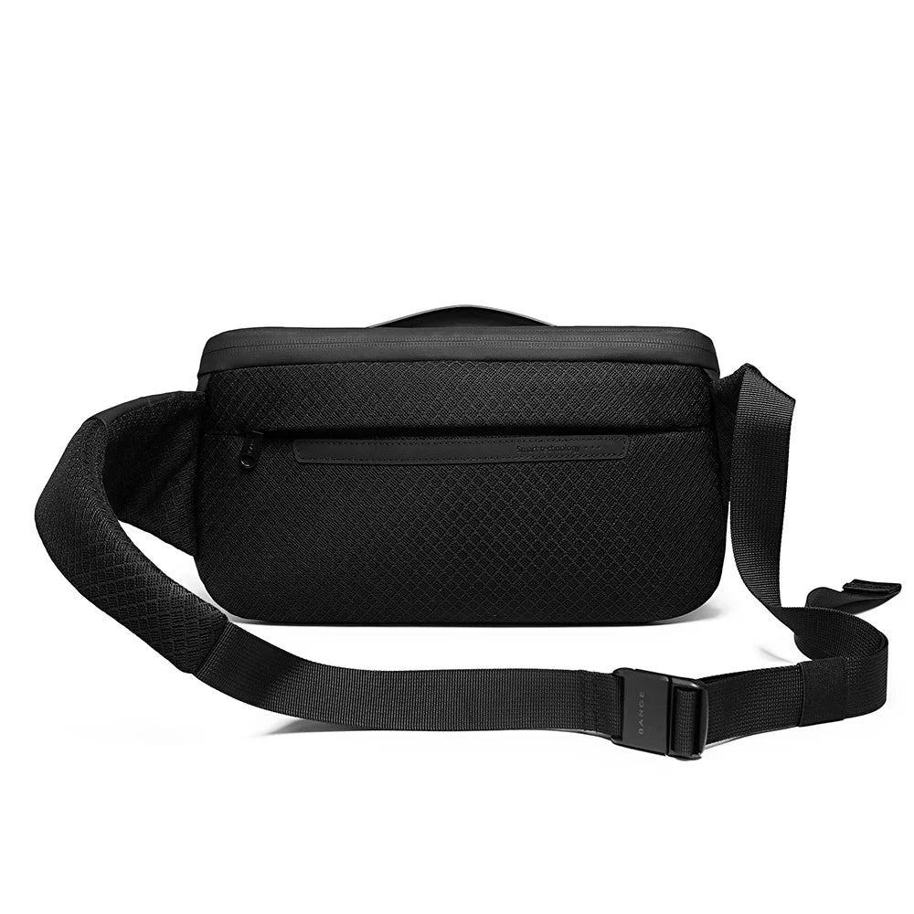 Rear view of Bange Fonex BG-77202 sling bag with adjustable strap and breathable padding