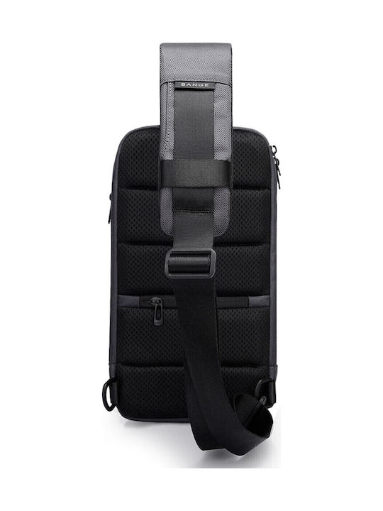 BANGE Zynova 7565 sling bag back view showing padded back panel and adjustable shoulder strap on a white background