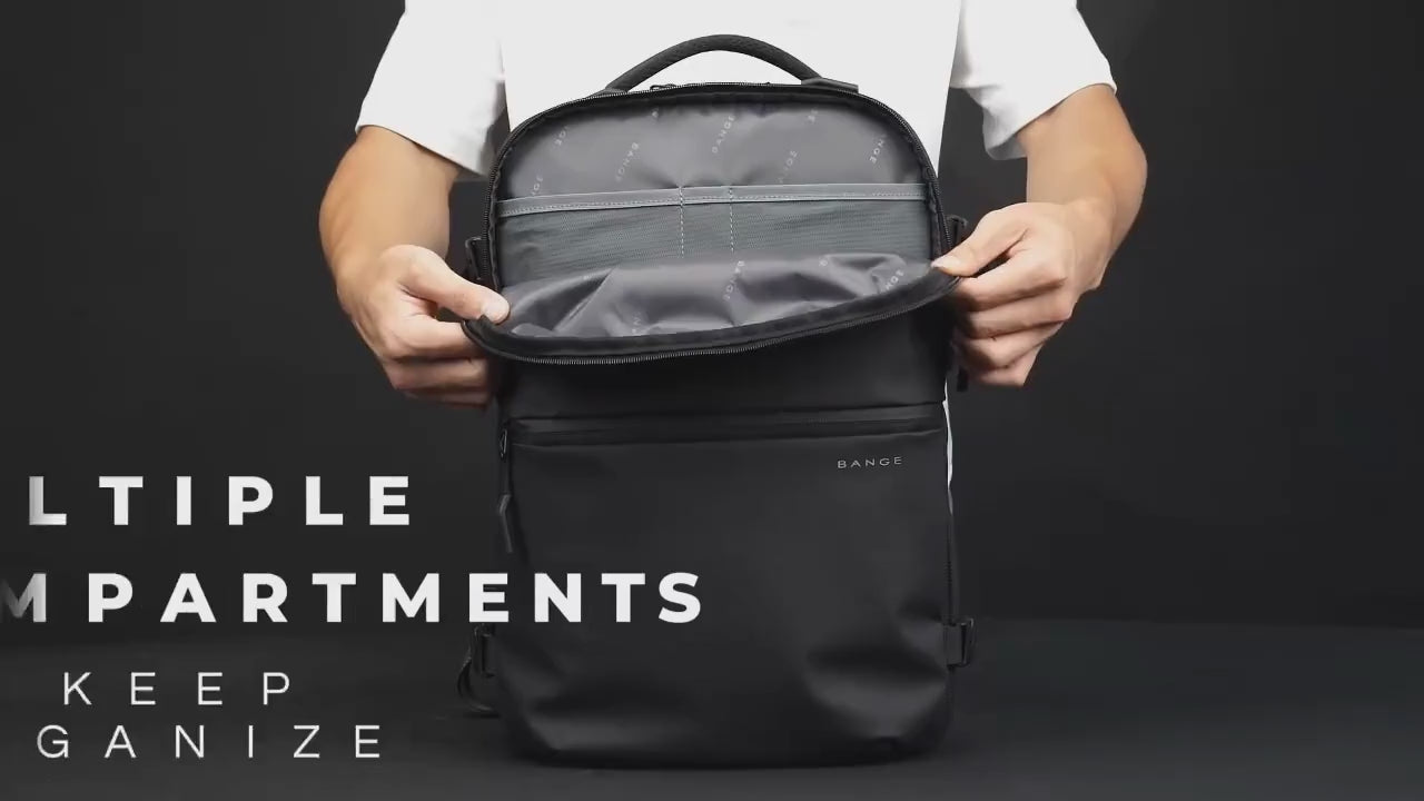 Aurex: Lightweight Multi-Compartment Travel Backpack with Air Compression System