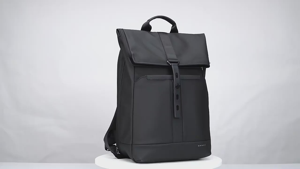 BANGE 2888 Roll-Top Backpack | 24L USB YKK Anti-Theft – Bange
